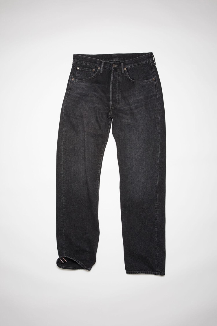 Black Acne Studios Relaxed Fit - 2003 Men's Jeans | FCSX-07382