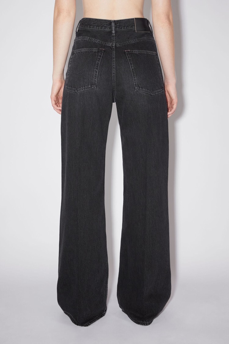 Black Acne Studios Relaxed Fit - 2022 Women's Jeans | DZLR-03956