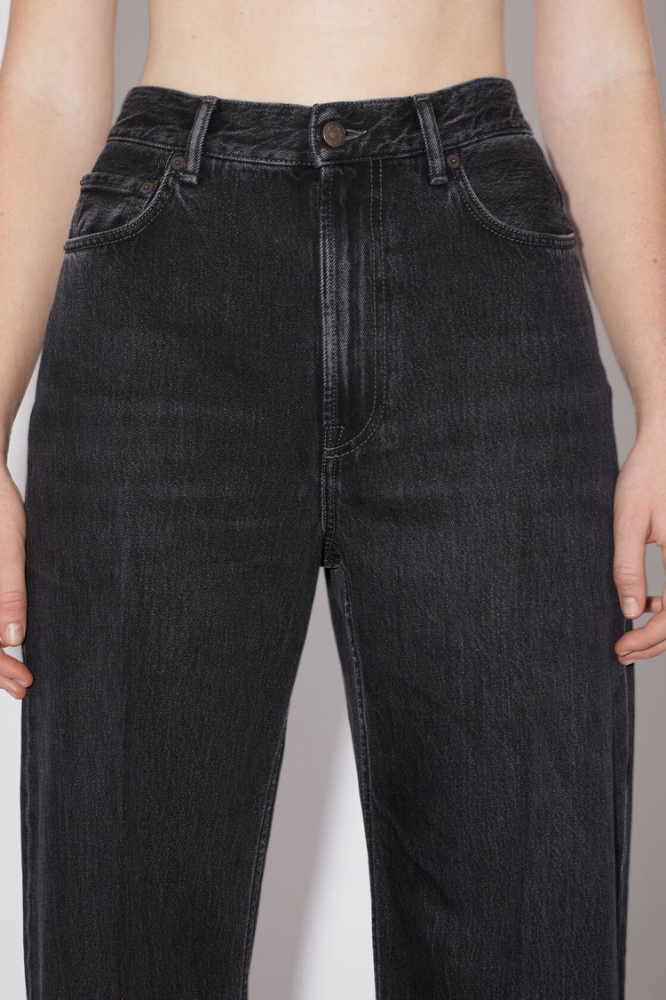 Black Acne Studios Relaxed Fit - 2022 Women's Jeans | DZLR-03956