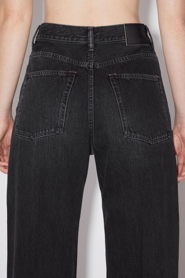 Black Acne Studios Relaxed Fit - 2022 Women's Jeans | DZLR-03956