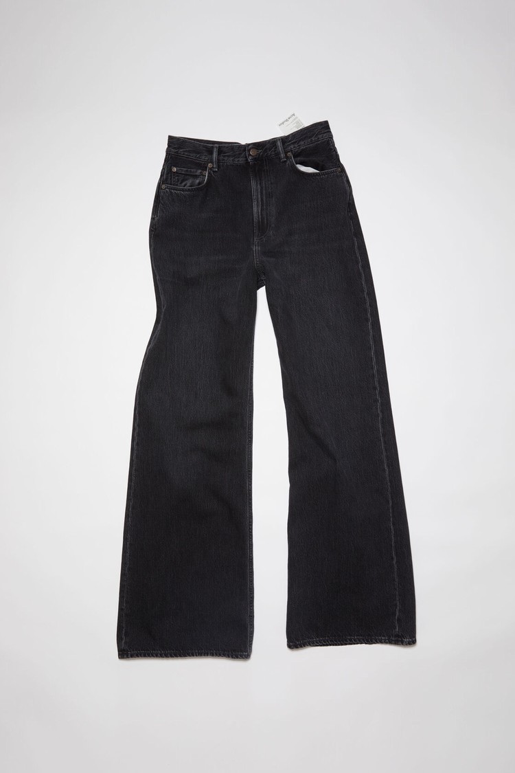 Black Acne Studios Relaxed Fit - 2022 Women's Jeans | DZLR-03956