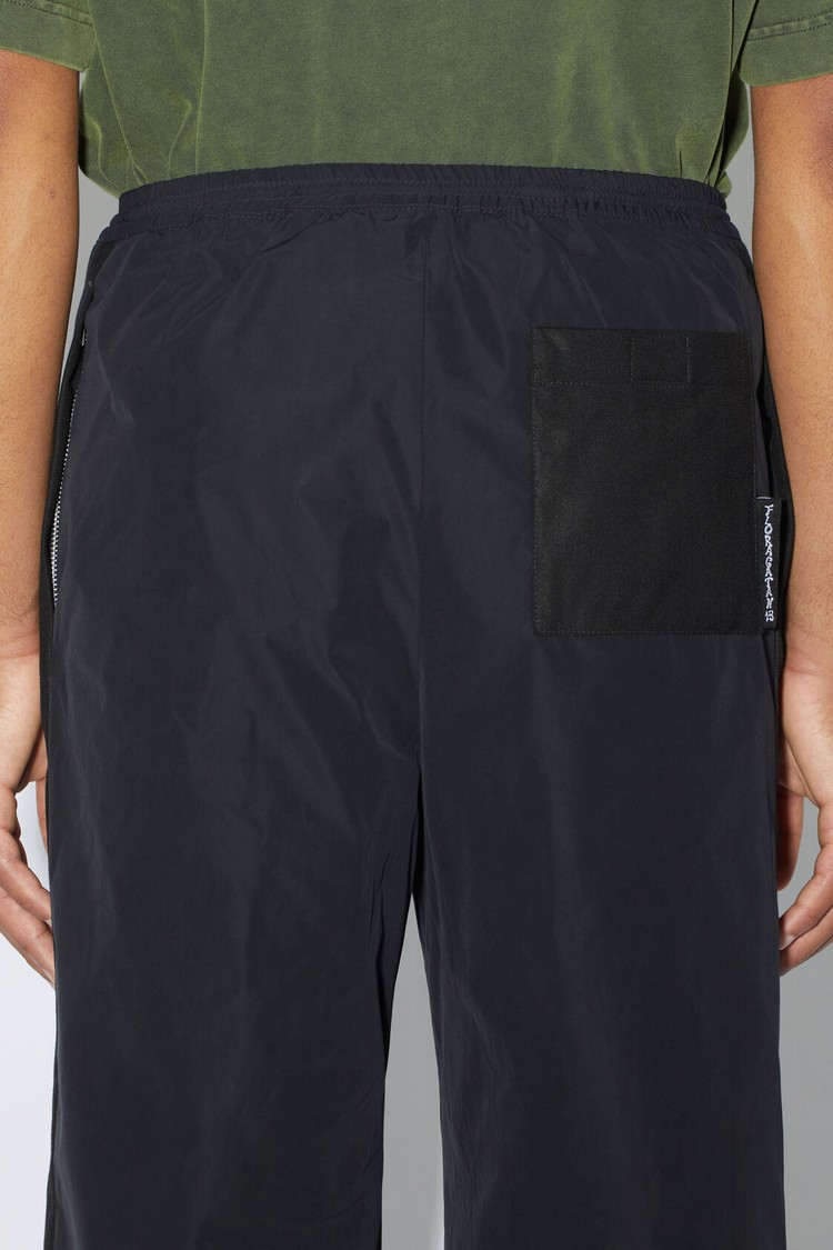 Black Acne Studios Relaxed Fit Men's Trousers | XHGJ-06812