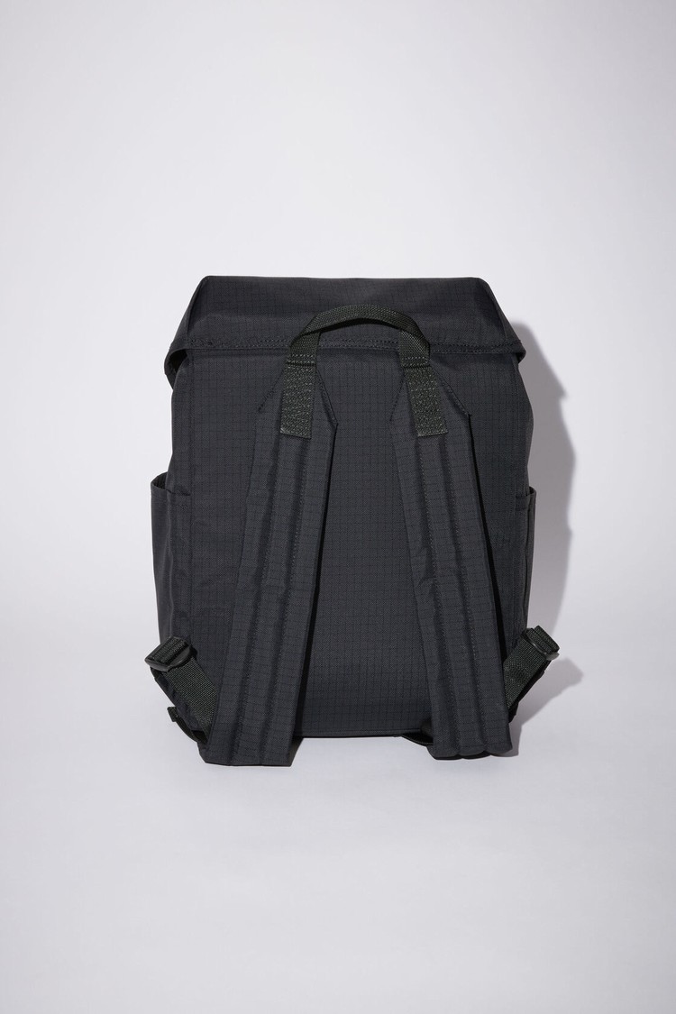 Black Acne Studios Ripstop Nylon Backpack | KCNH-85021