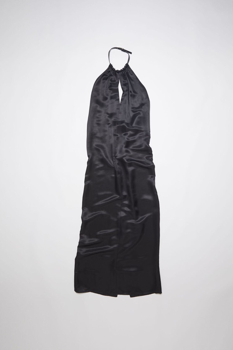 Black Acne Studios Satin Women's Dress | XIBJ-57910