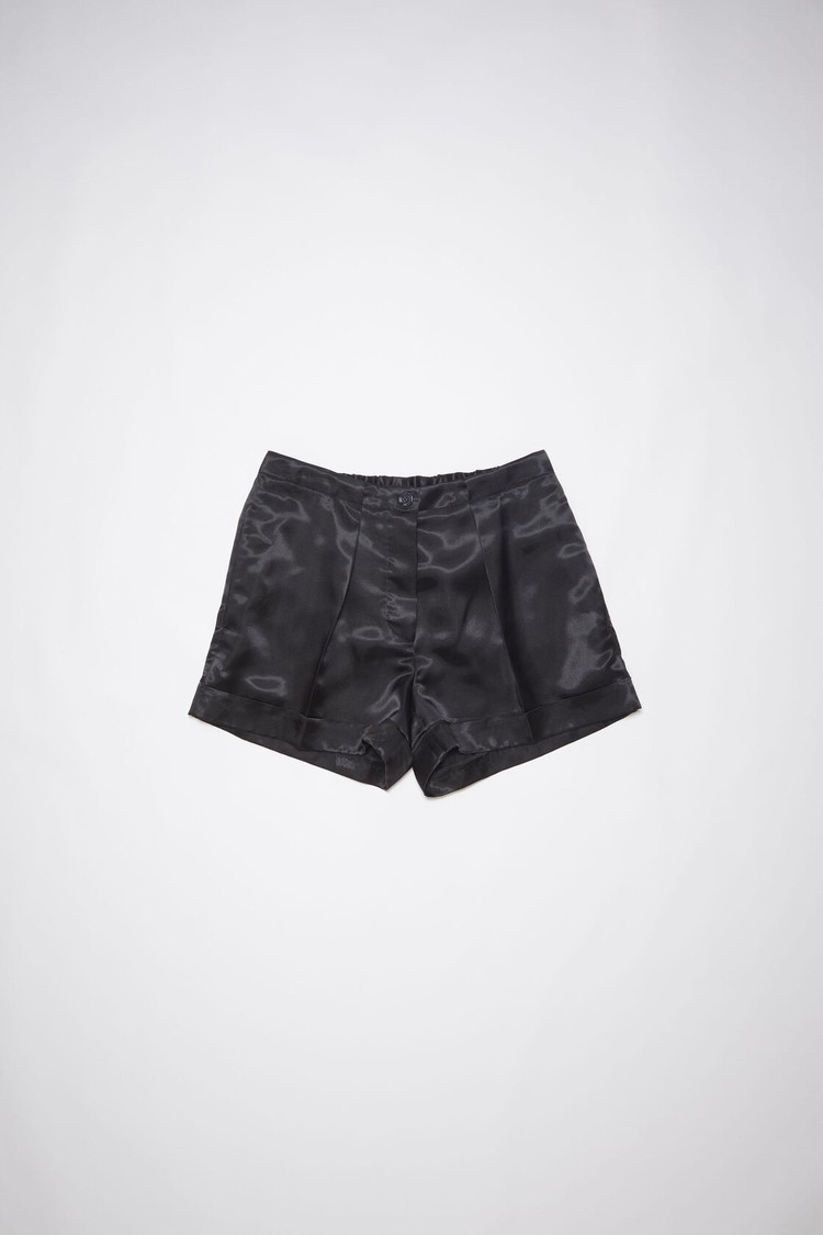 Black Acne Studios Satin Women's Shorts | FUXZ-16083