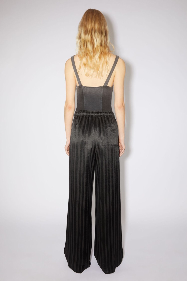 Black Acne Studios Satin Women's Trousers | CPZQ-97251