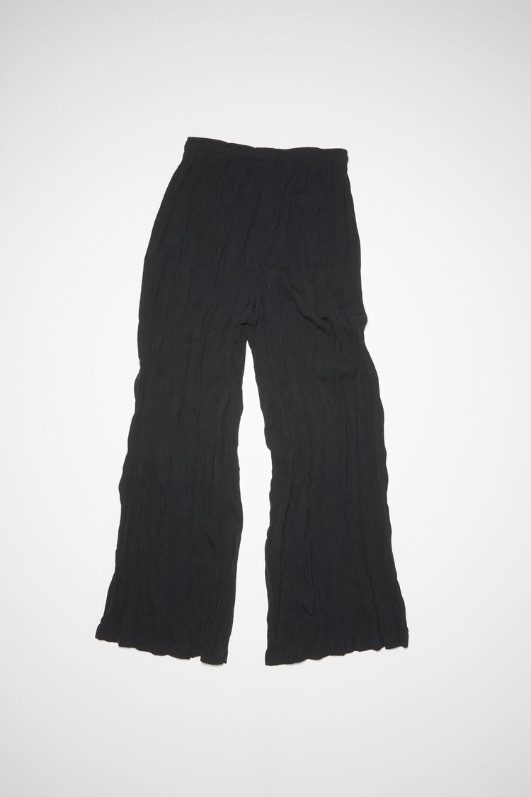 Black Acne Studios Satin Women's Trousers | FIHR-72810