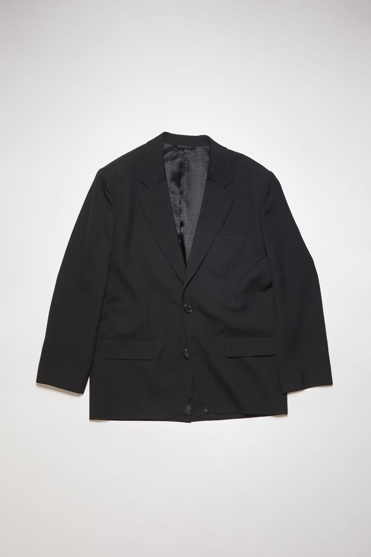 Black Acne Studios Single-breasted Men's Jackets | YMOC-72095