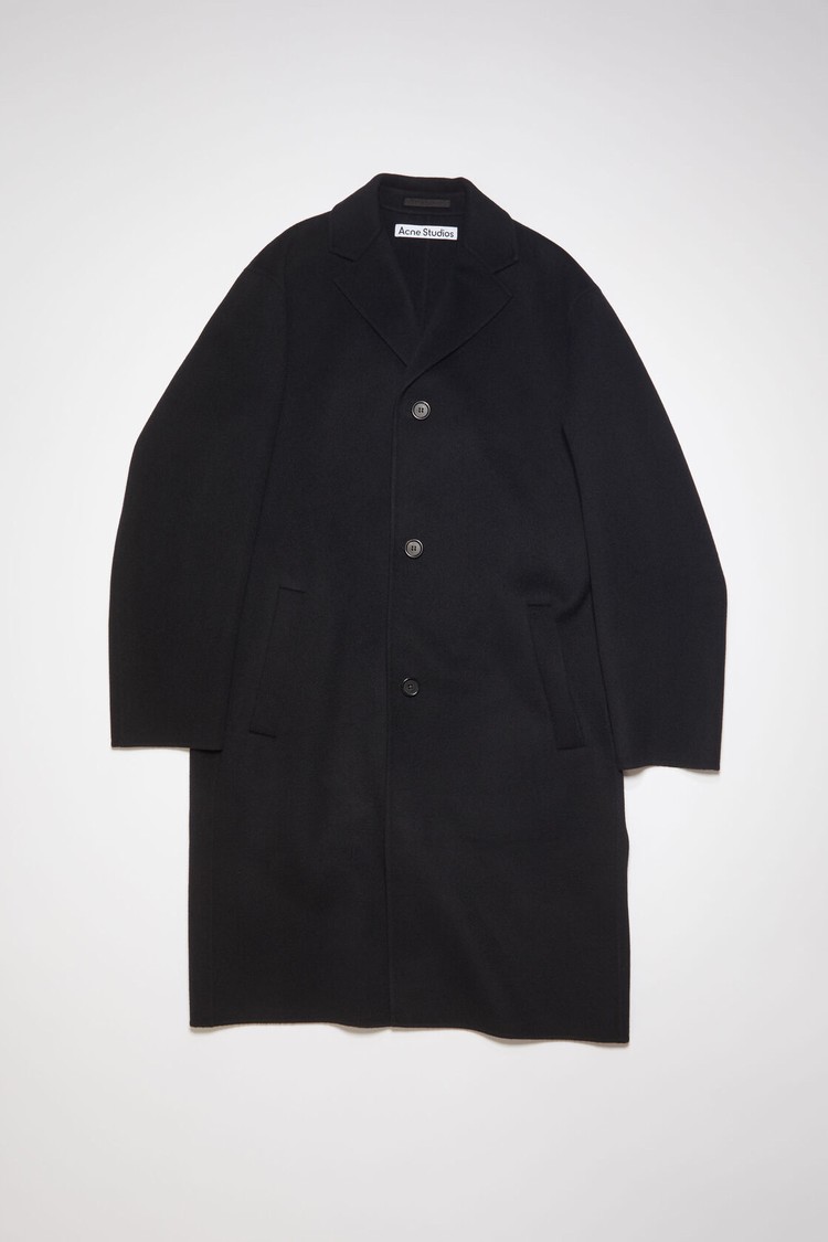 Black Acne Studios Single-breasted Men's Coats | ZDUA-32194