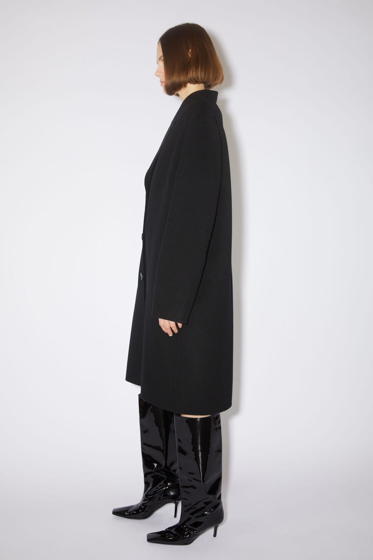 Black Acne Studios Single-breasted Women's Coats | ANRH-62058