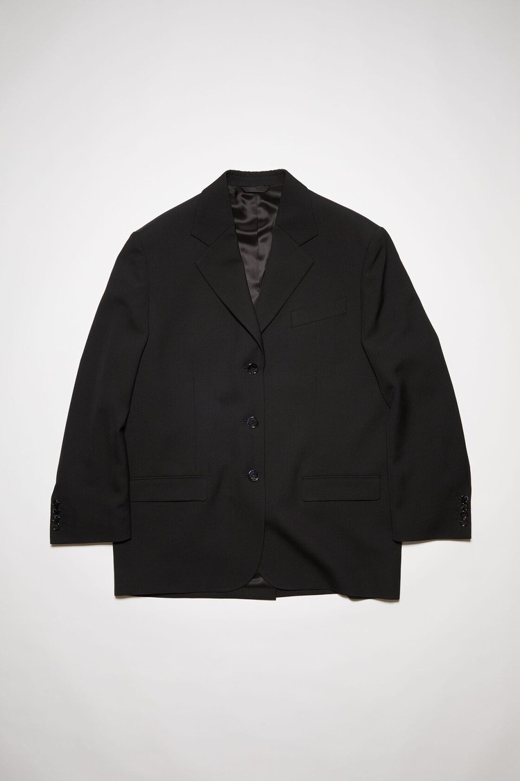 Black Acne Studios Single-breasted Women's Jackets | RSZT-30127