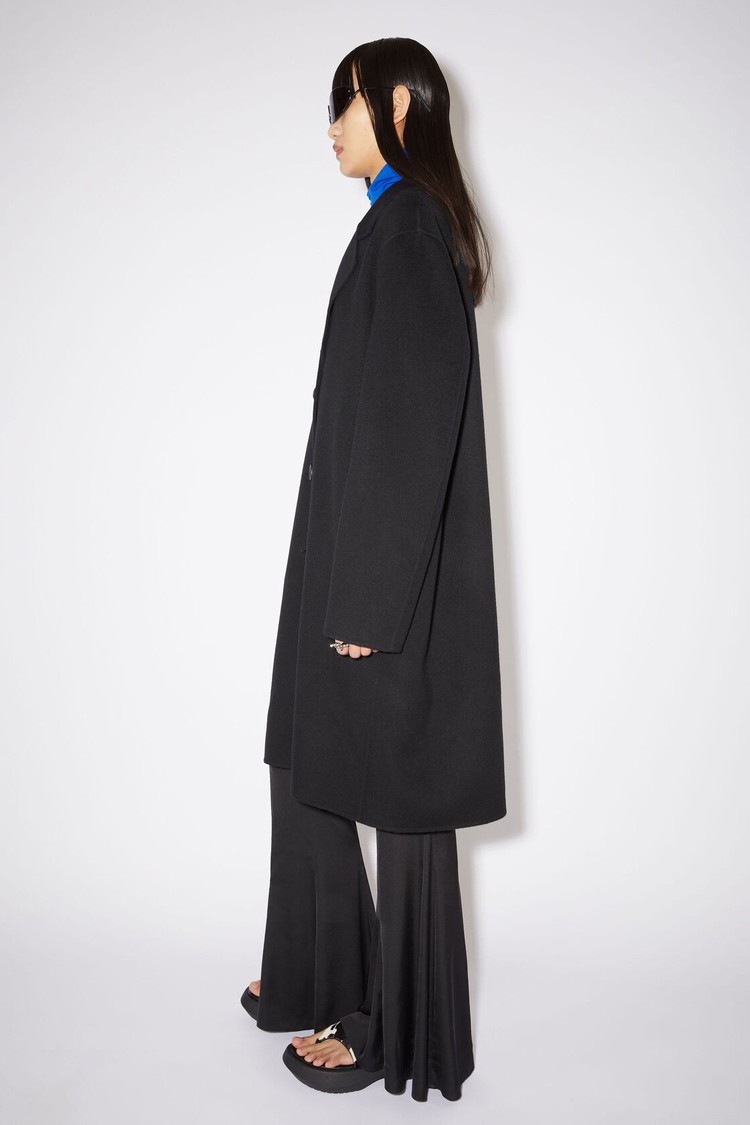 Black Acne Studios Single-breasted Women's Coats | UWIY-24067