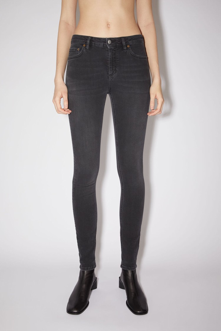 Black Acne Studios Skinny Fit - Climb Women\'s Jeans | HCIM-53687