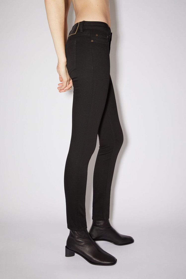 Black Acne Studios Skinny Fit - Climb Women's Jeans | XMOG-54268