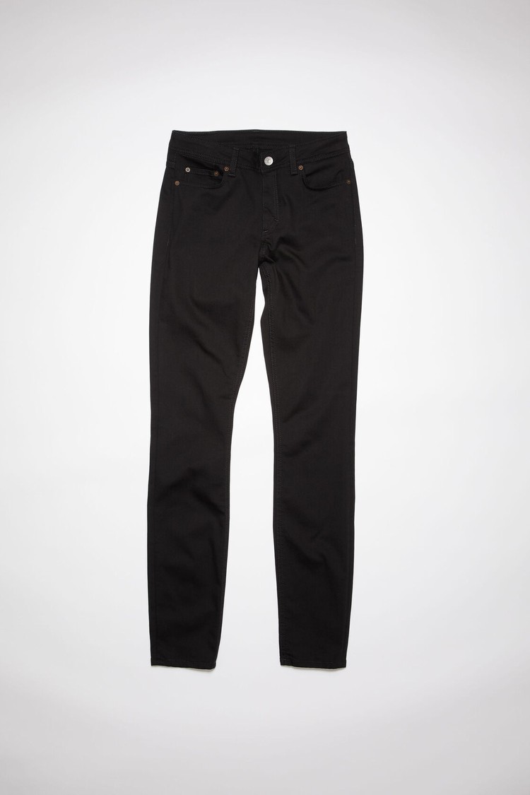 Black Acne Studios Skinny Fit - Climb Women's Jeans | XMOG-54268