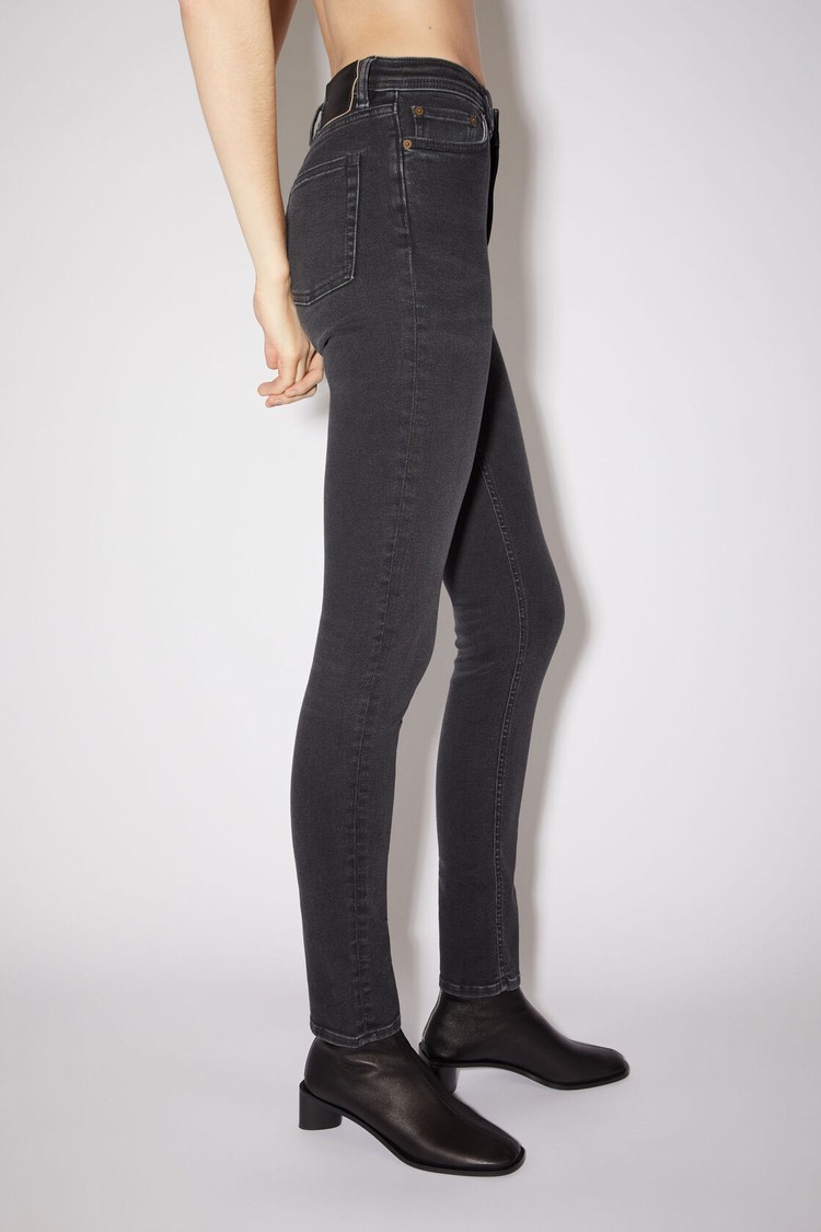 Black Acne Studios Skinny Fit - Peg Women's Jeans | NIXD-65704