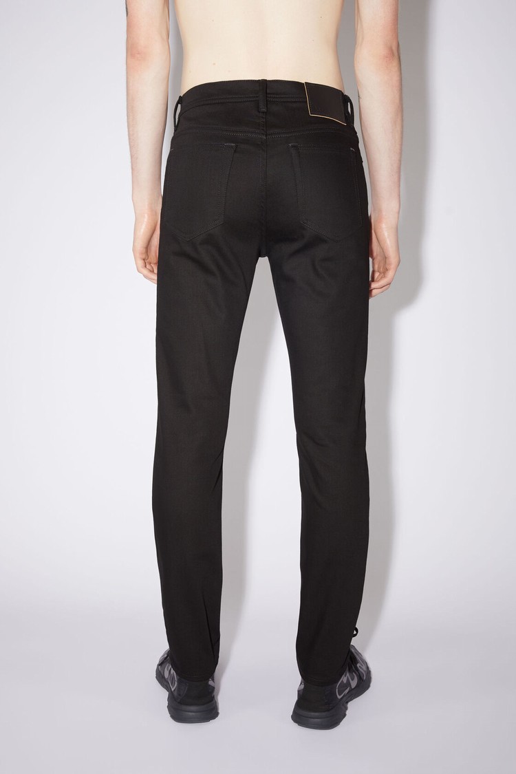 Black Acne Studios Slim Fit - River Men's Jeans | BCYW-54213