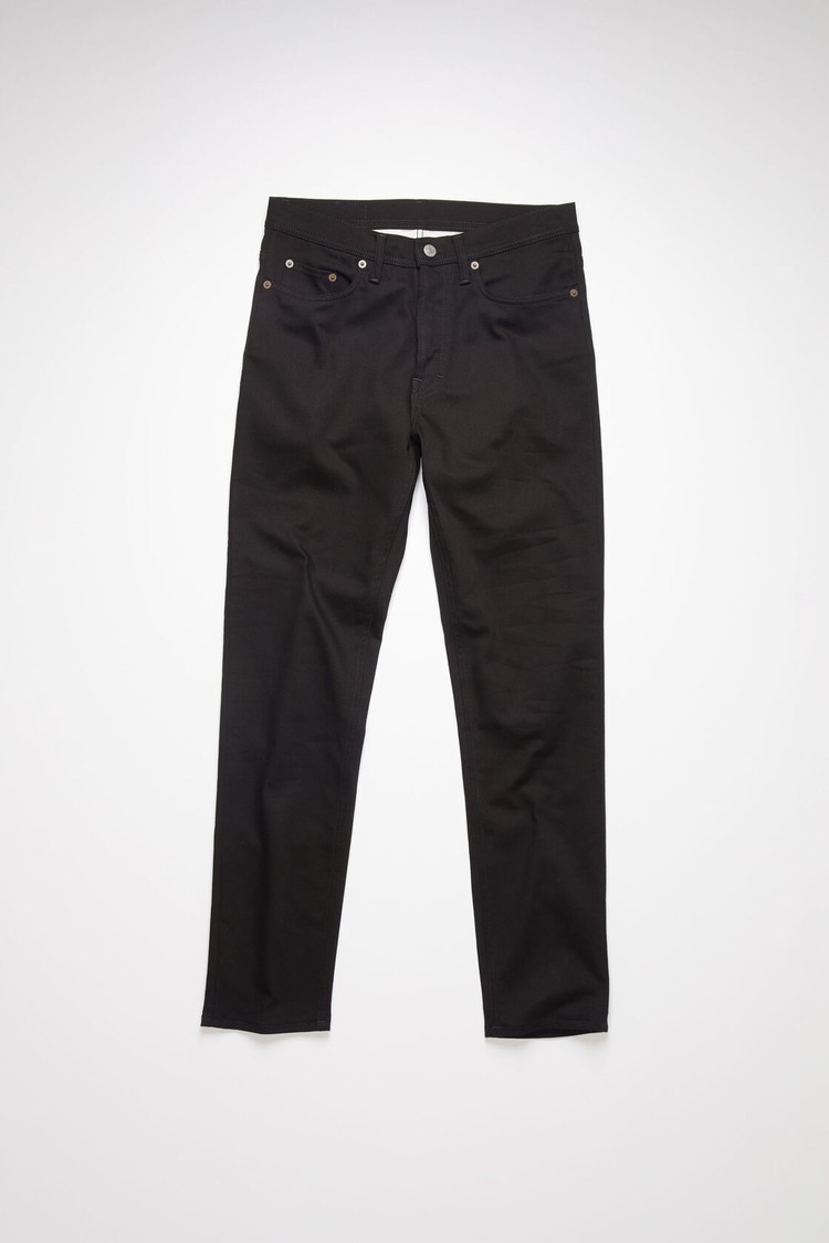 Black Acne Studios Slim Fit - River Men's Jeans | BCYW-54213