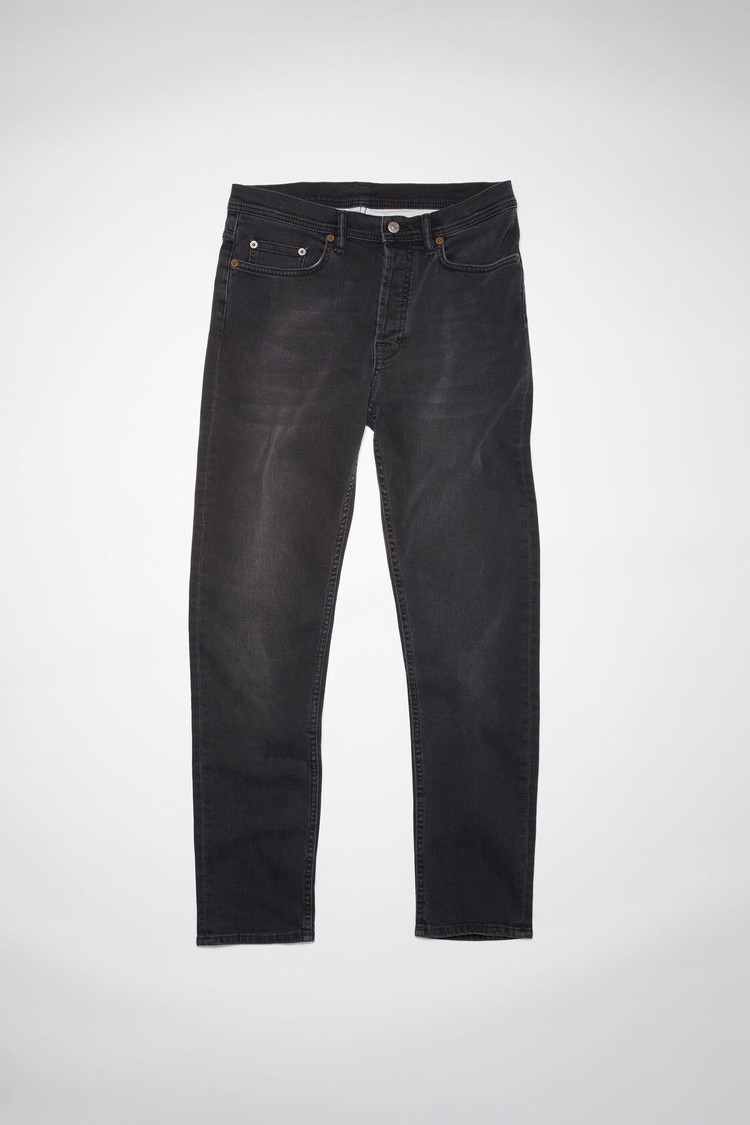 Black Acne Studios Slim Fit - River Men's Jeans | YDBS-85962