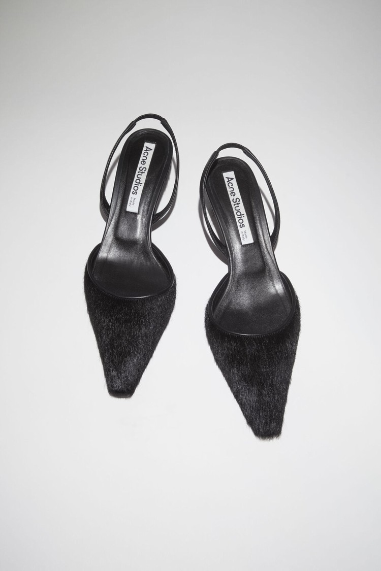 Black Acne Studios Slingback Women's Pumps | ZGJC-97120