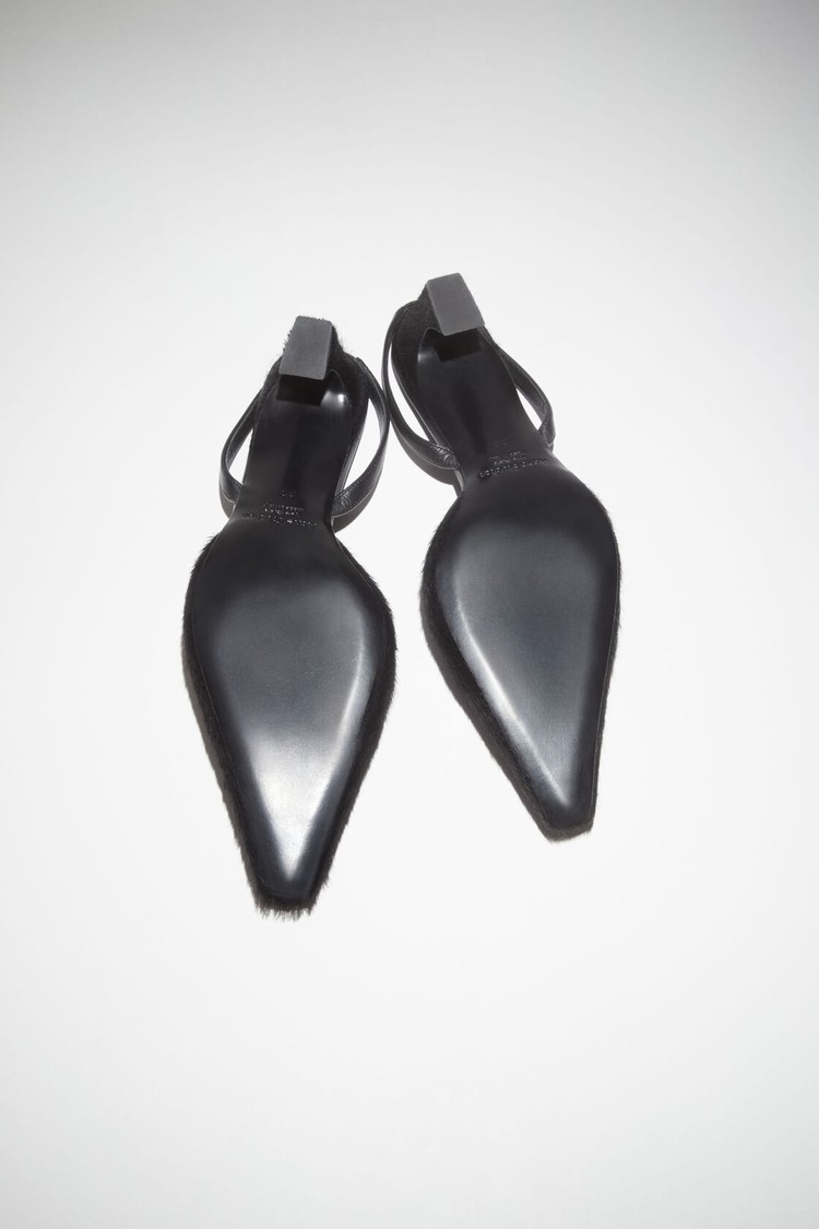 Black Acne Studios Slingback Women's Pumps | ZGJC-97120