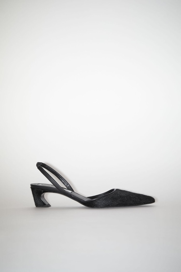 Black Acne Studios Slingback Women\'s Pumps | ZGJC-97120