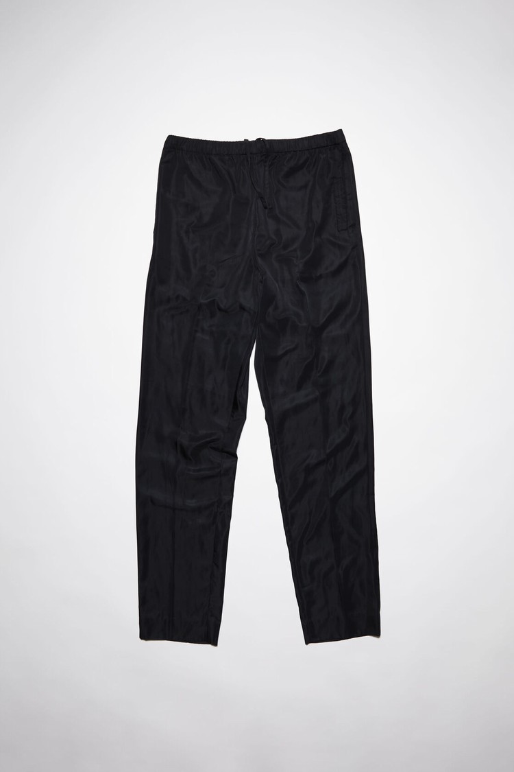 Black Acne Studios Tailored Men's Trousers | IJNS-91270