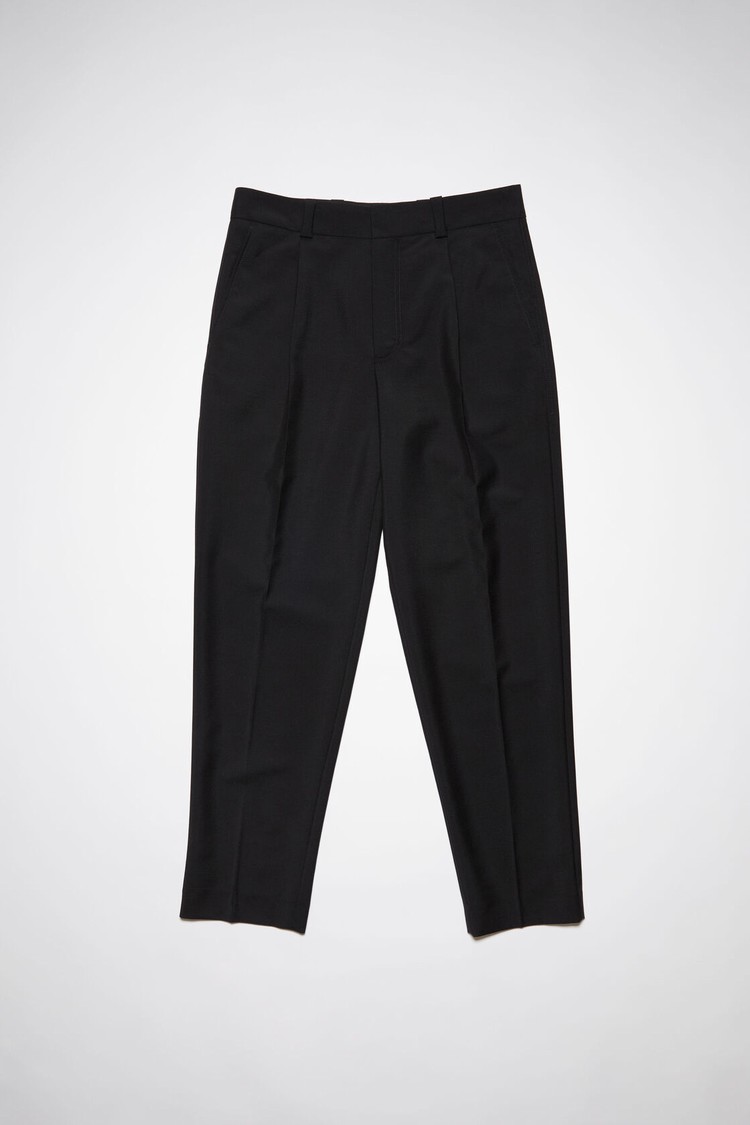 Black Acne Studios Tailored Men's Trousers | JRGI-65372