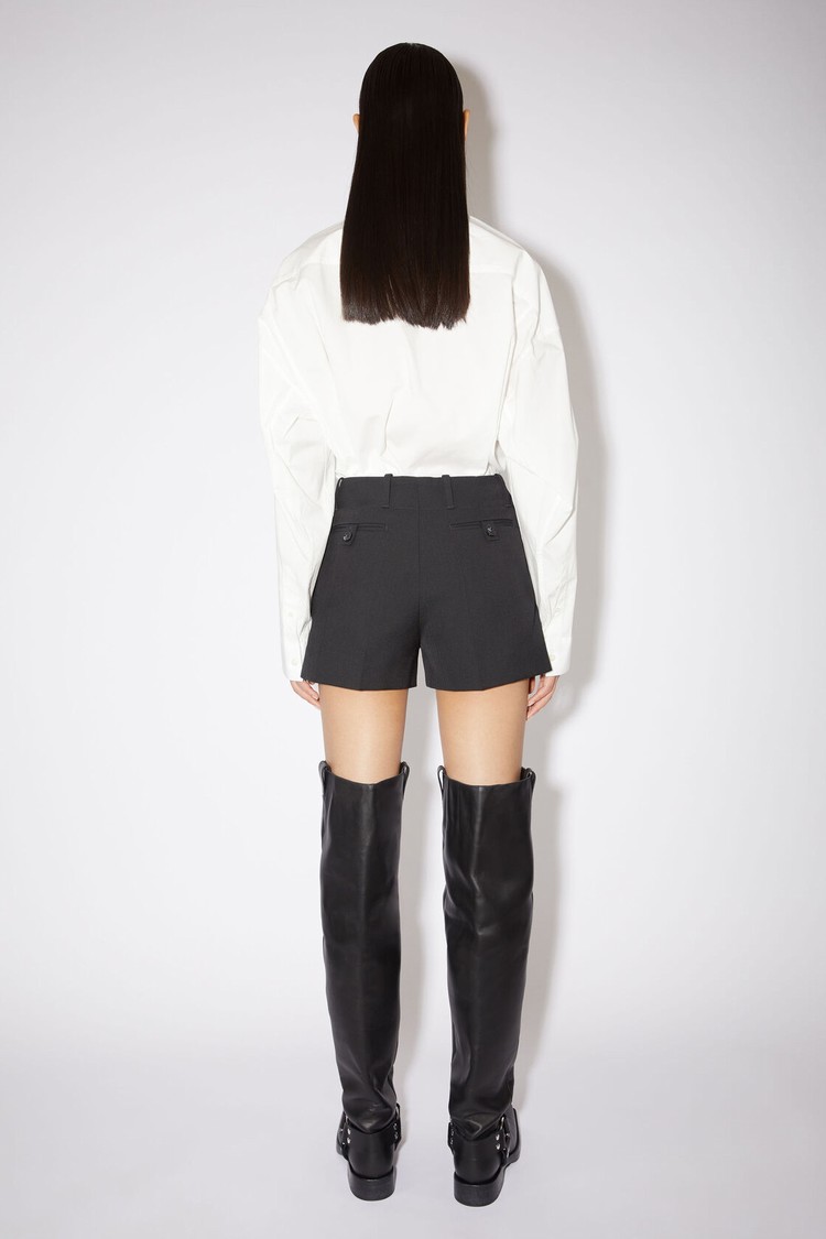 Black Acne Studios Tailored Mini Women's Shorts | TEHW-38427