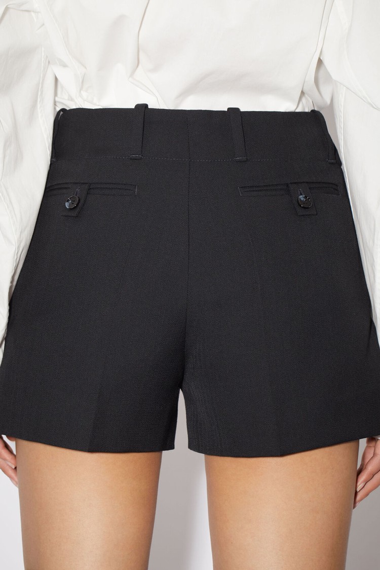 Black Acne Studios Tailored Mini Women's Shorts | TEHW-38427