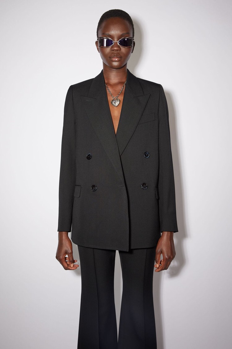 Black Acne Studios Tailored Women's Jackets | CVNU-18420