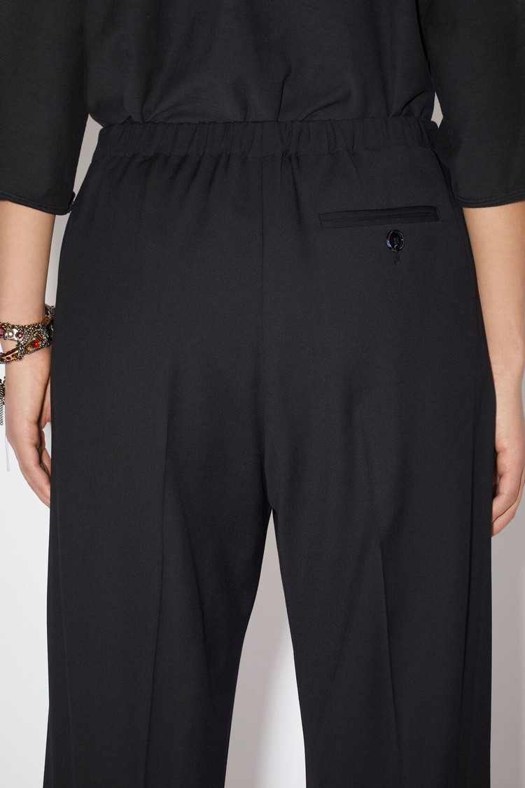 Black Acne Studios Tailored Women's Trousers | AQRS-52430