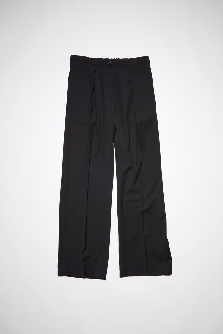 Black Acne Studios Tailored Women's Trousers | AQRS-52430