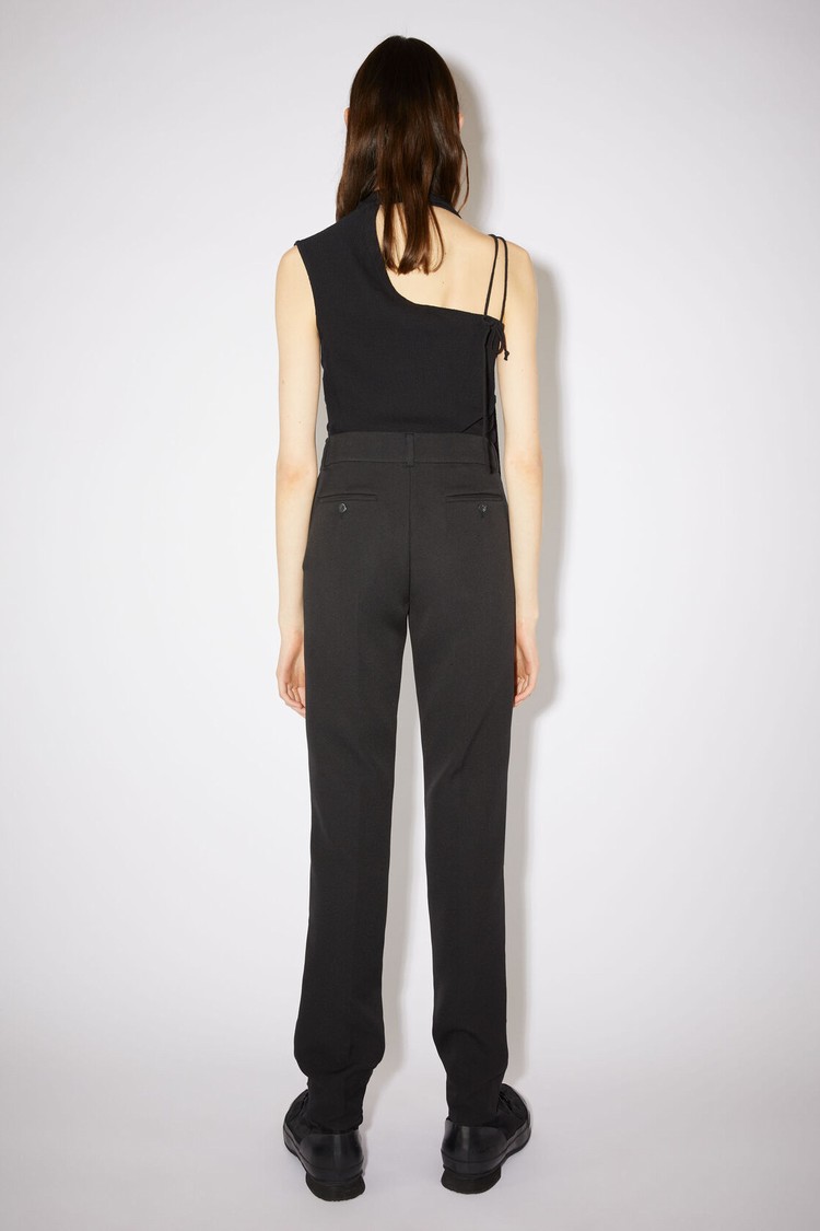 Black Acne Studios Tailored Women's Trousers | CHJV-89652