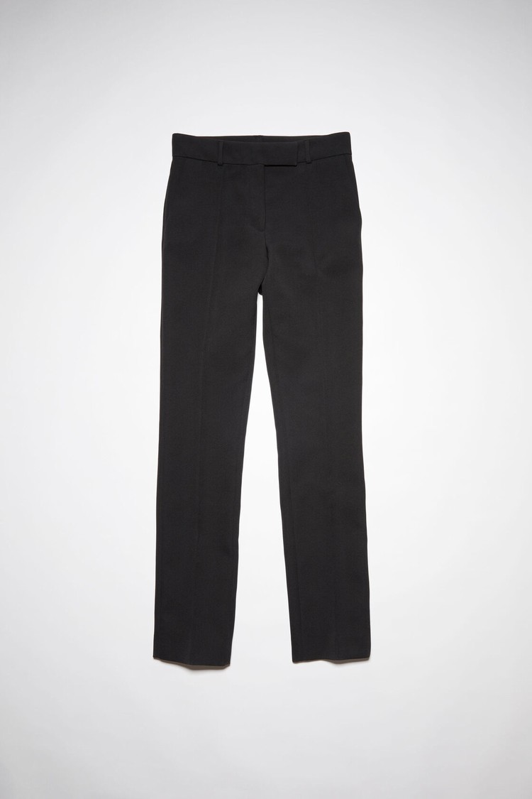 Black Acne Studios Tailored Women's Trousers | CHJV-89652