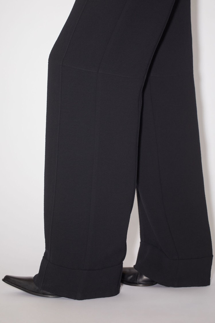 Black Acne Studios Tailored Women's Trousers | CWZN-72384