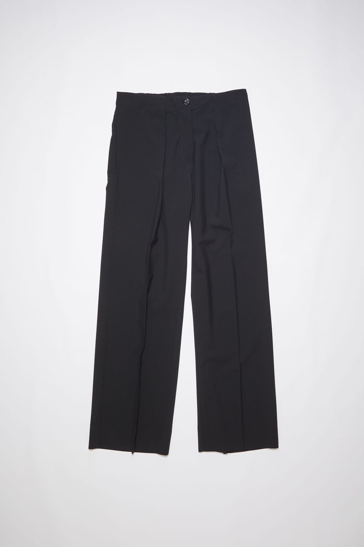 Black Acne Studios Tailored Women's Trousers | JZAB-30715