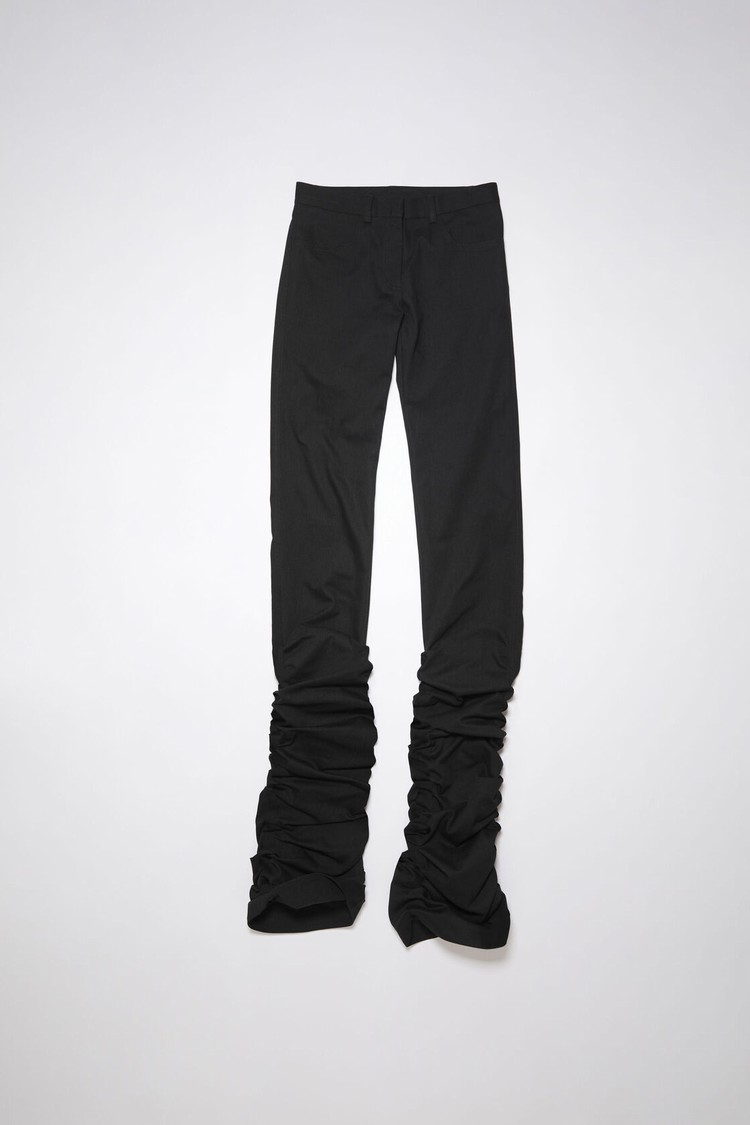 Black Acne Studios Tailored Women's Trousers | JZQS-50132