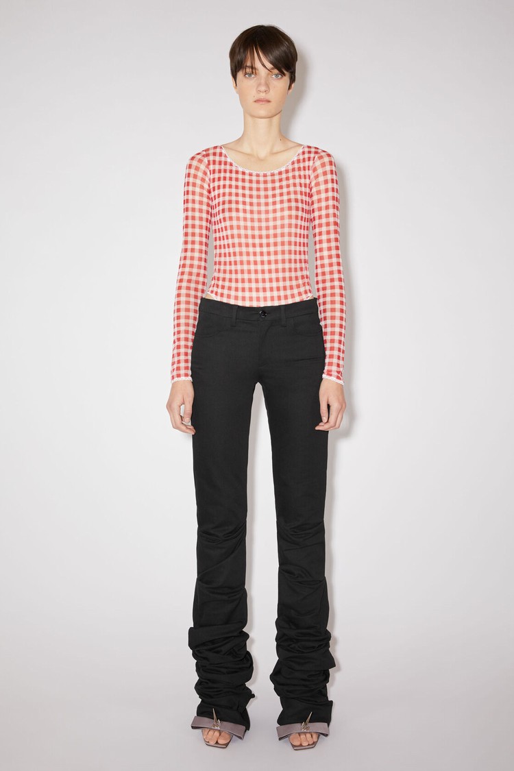 Black Acne Studios Tailored Women\'s Trousers | JZQS-50132