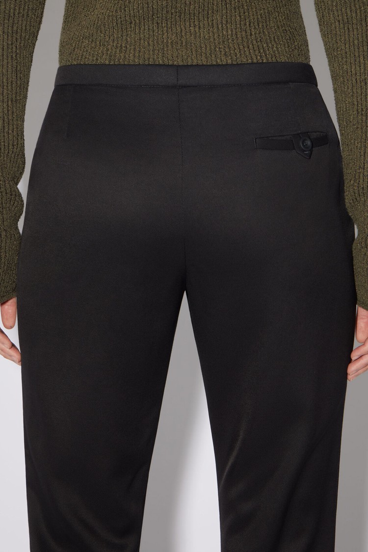 Black Acne Studios Tailored Women's Trousers | TLEM-54720