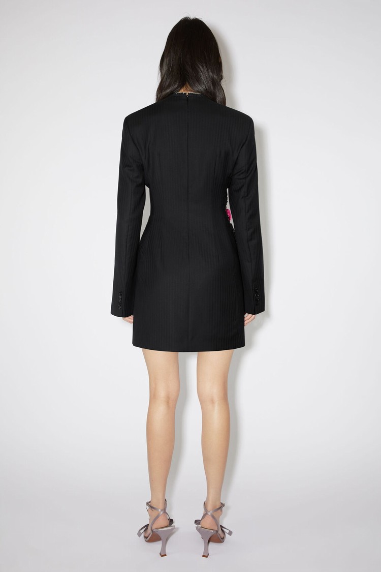 Black Acne Studios Tailored Wool Women's Dress | JGLW-67013