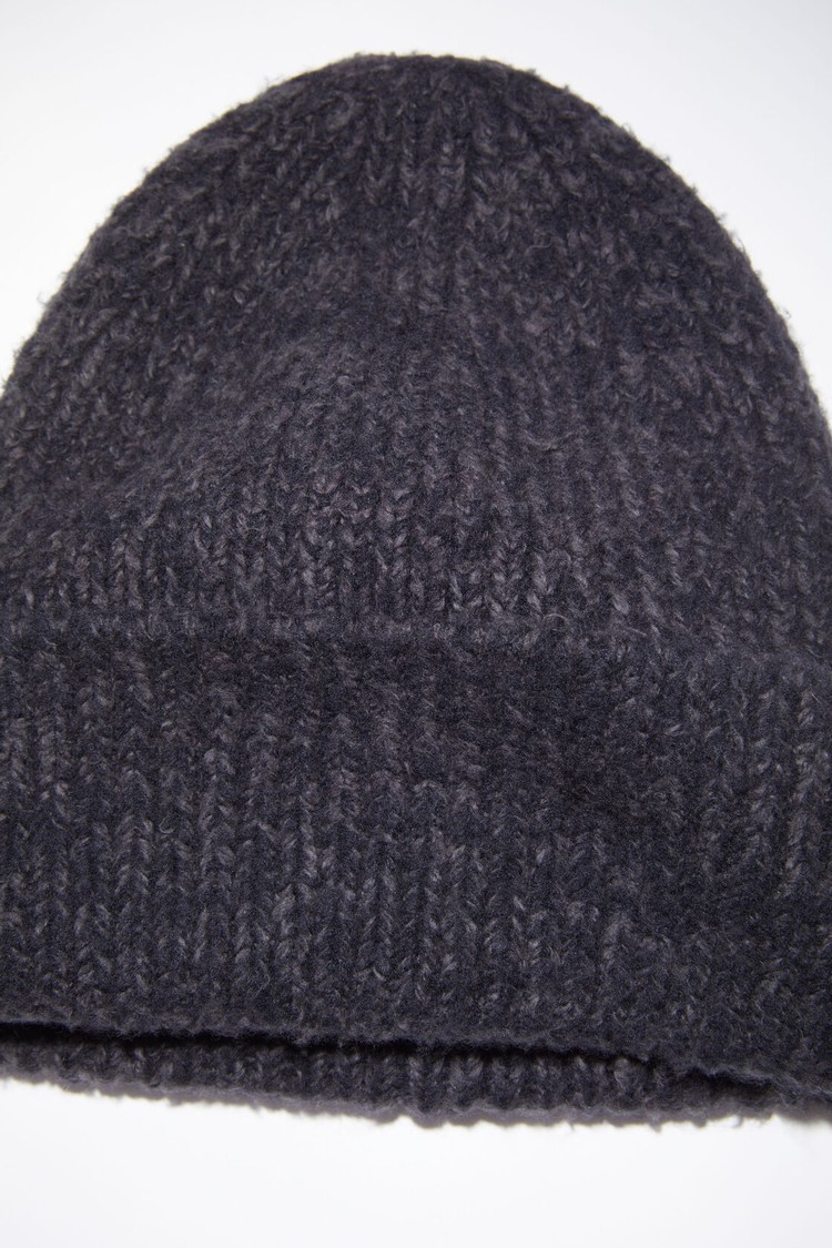 Black Acne Studios Wool Blend Beanie | IZHS-52936