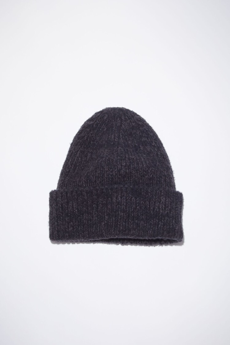 Black Acne Studios Wool Blend Beanie | IZHS-52936