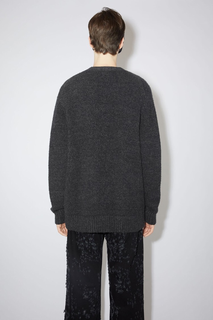 Black Acne Studios Wool Blend Men's Cardigan | IHFC-31629