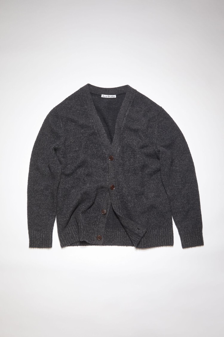 Black Acne Studios Wool Blend Men's Cardigan | IHFC-31629