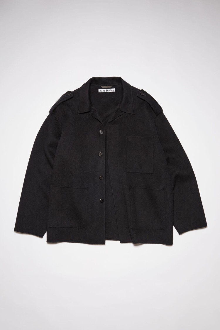 Black Acne Studios Wool Men's Jackets | VGXS-10657