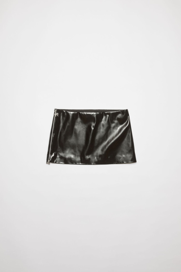 Black Acne Studios Zippered Mini Women's Skirts | ZQDH-02583