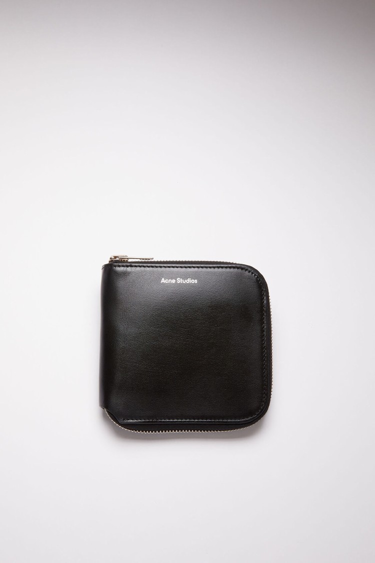 Black Acne Studios Zippered Wallet | GEBA-87610