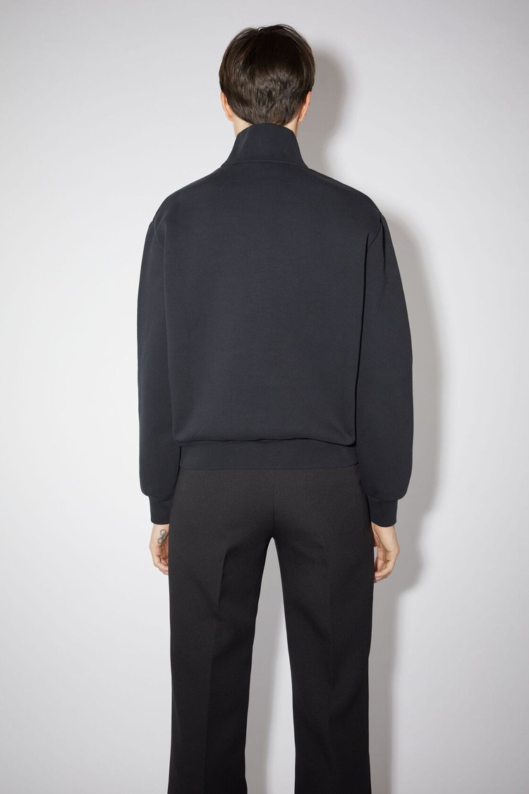 Black Acne Studios Zippered Women's Sweatshirts | FUGS-85046