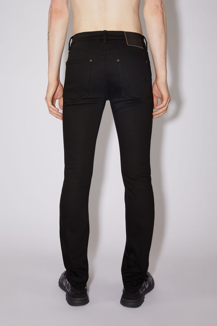 Black / Black Acne Studios Slim Fit - Max Men's Jeans | GTXS-91284